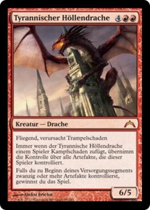 Tyrannischer Höllendrache GTC-94 Mythic Poor Deutsch