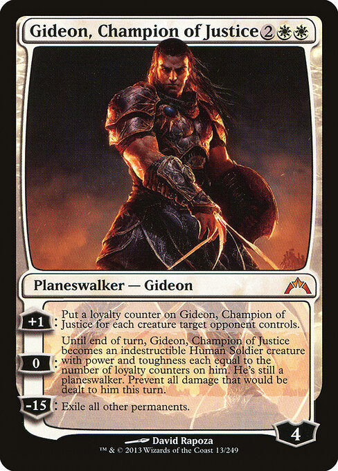 Gideon, Champion des Rechts GTC-13 Mythic Excellent Englisch