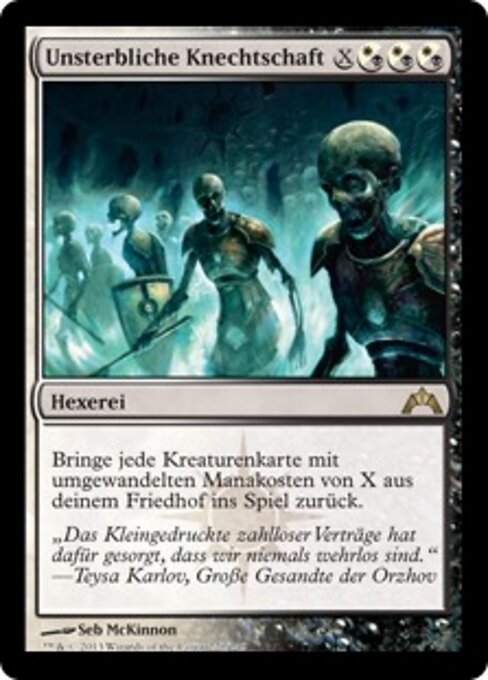 Unsterbliche Knechtschaft GTC-220 Rare Excellent Deutsch