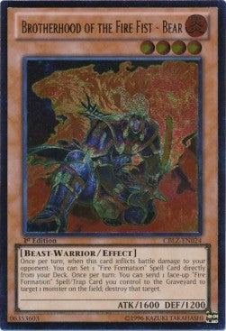 Bruderschaft der Feuerfaust - Bär CBLZ-DE024 Ultimate Rare Excellent Deutsch 1. Auflage