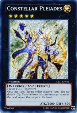 Constellar Pleiades HA07-022 Secret Rare Played Englisch 1. Auflage