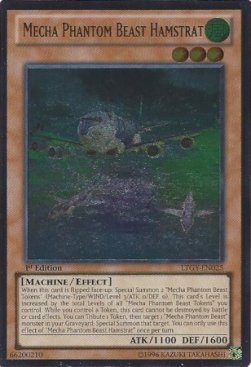 Mecha-Phantomungeheuer Hamstratte LTGY-DE025 Ultimate Rare Excellent Deutsch 1. Auflage