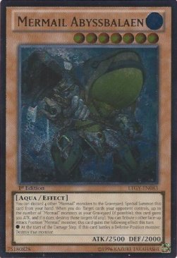 Nixenrüstung Abyssbalaen LTGY-DE083 Ultimate Rare Excellent Deutsch 1. Auflage
