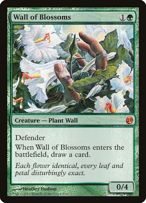 Wall of Blossoms V13-6 Mythic Excellent Englisch Foil