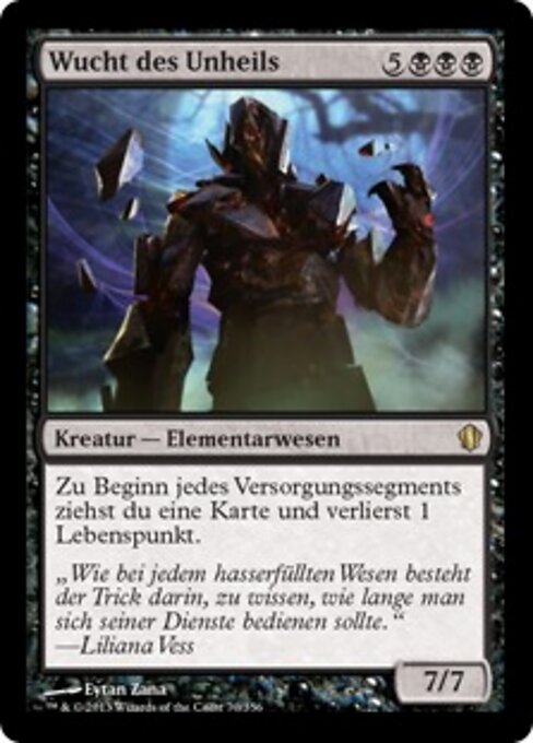 Wucht des Unheils C13-70 Rare Good Deutsch
