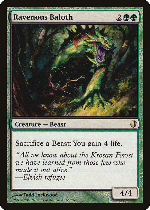 Ravenous Baloth C13-165 Rare Good Englisch