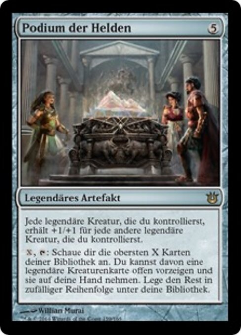 Podium der Helden BNG-159 Rare Light Played Deutsch