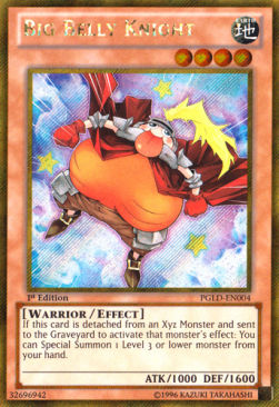 Ritter Dickbauch PGLD-004 Gold Secret Rare Good Deutsch