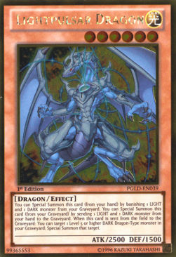 Lichtpulsar-Drache PGLD-039 Gold Rare Good Deutsch