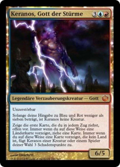 Keranos, Gott der Stürme JOU-151 Mythic Excellent Deutsch
