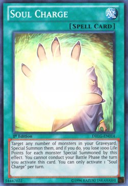 Soul Charge DRLG-014 Super Rare Good Englisch 1. Auflage