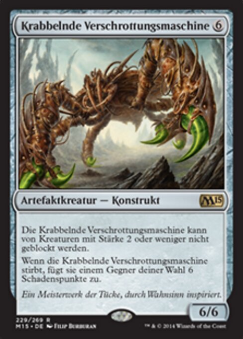 Krabbelnde Verschrottungsmaschine M15-229 Rare Near Mint Deutsch