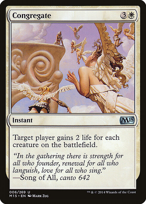 Congregate M15-6 Uncommon Near Mint Englisch