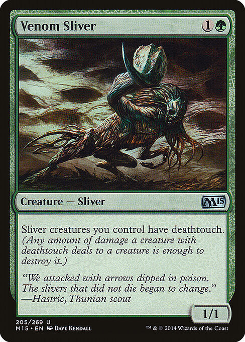 Venom Sliver M15-205 Uncommon Good Englisch