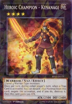 Heroischer Champion - Kusanagi BP03-125 Shatterfoil Excellent Deutsch 1. Auflage