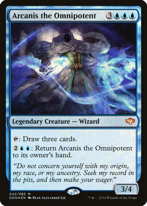 Arcanis the Omnipotent DDN-42 Mythic Light Played Englisch Foil