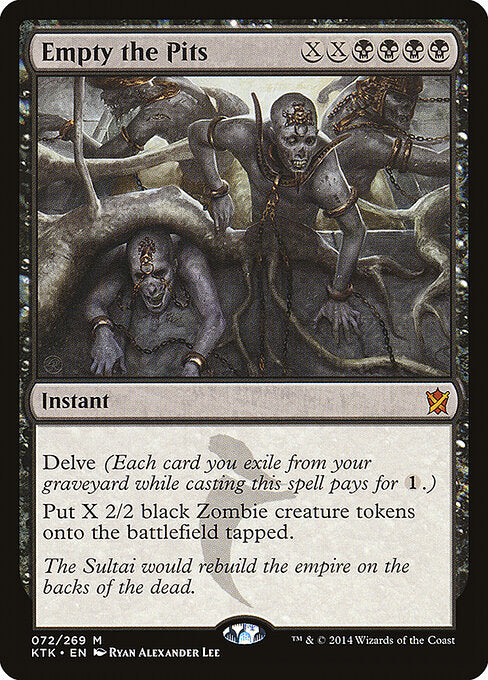 Empty the Pits KTK-72 Mythic Excellent Englisch