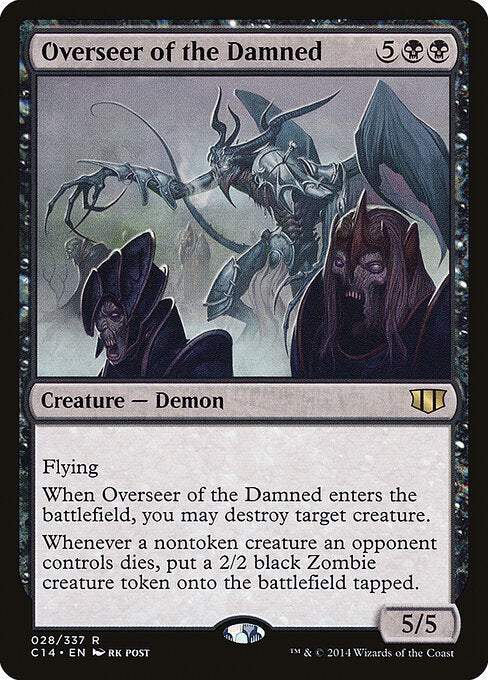 Overseer of the Damned C14-28 Rare Light Played Englisch