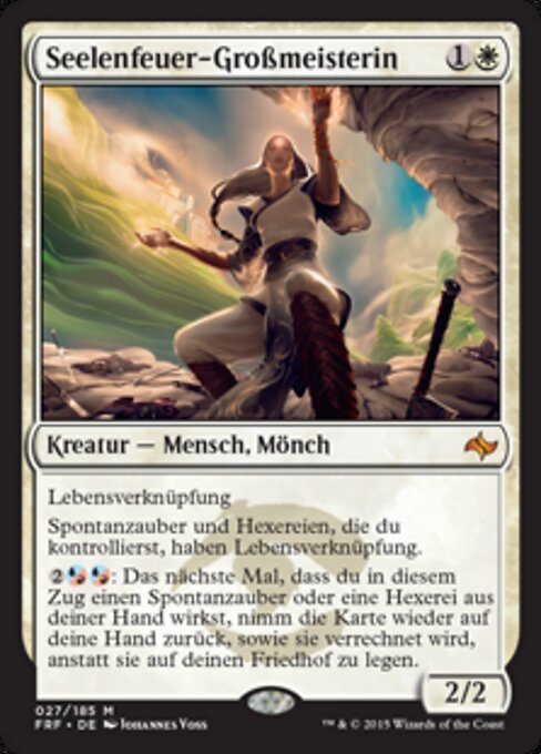 Seelenfeuer-Großmeisterin FRF-27 Mythic Excellent Deutsch