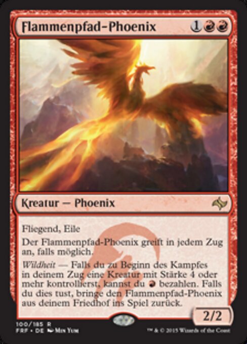 Flammenpfad-Phoenix FRF-100 Rare Good Deutsch Foil