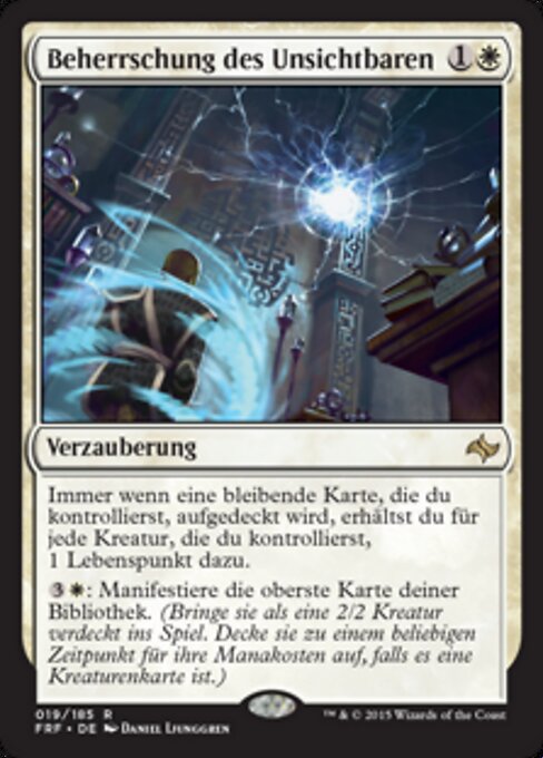 Beherrschung des Unsichtbaren FRF-19 Rare Near Mint Deutsch