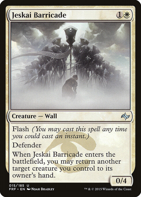 Jeskai-Blockade FRF-15 Uncommon Excellent Englisch Foil