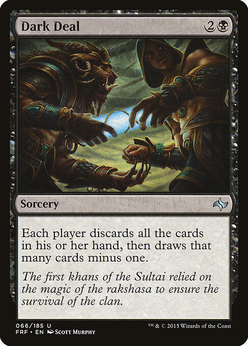 Dark Deal FRF-66 Uncommon Light Played Englisch