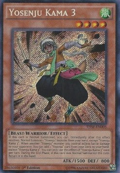 Yosenju Kama 3 THSF-005 Secret Rare Near Mint Deutsch 1. Auflage