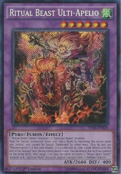 Geistungeheuer Ulti-Apelio THSF-028 Secret Rare Light Played Deutsch
