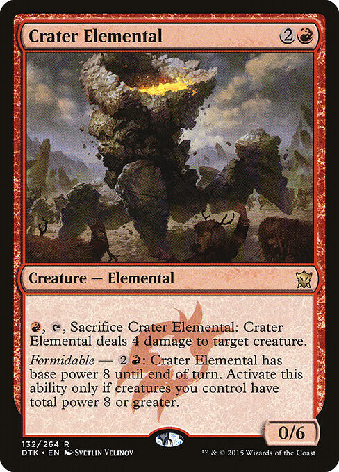 Crater Elemental DTK-132 Rare Excellent Englisch