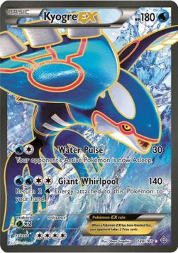 Kyogre EX PRC-148 Ultra Rare Poor Deutsch