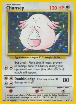 Chaneira BS-3 Holo Rare Good Deutsch