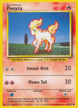 Ponyta BS-60 Common Light Played Französisch