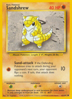 Sandshrew BS-62 Common Good Französisch