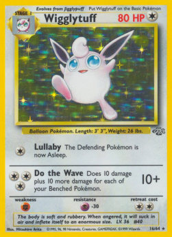 Knuddeluff JU-16 Holo Rare Light Played Deutsch