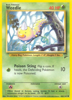 Weedle B2-100 Common Excellent Englisch