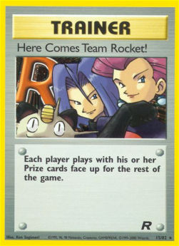 Here Comes Team Rocket! TR-15 Holo Rare Excellent Englisch