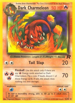 Dark Charmeleon TR-32 Uncommon Played Englisch
