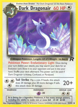Dark Dragonair TR-33 Uncommon Excellent Englisch