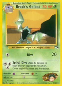 Brock's Golbat GH-39 Uncommon Excellent Englisch