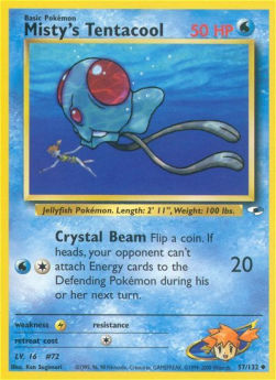 Misty's Tentacool GH-57 Uncommon Good Englisch