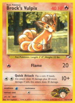 Brock's Vulpix GH-73 Common Good Englisch