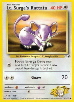 Lt. Surge's Rattata GH-82 Common Good Englisch
