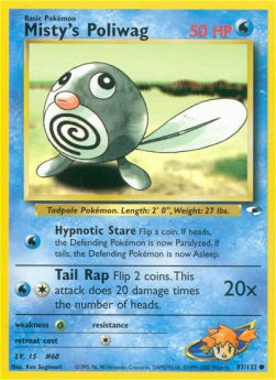Misty's Poliwag GH-87 Common Good Englisch