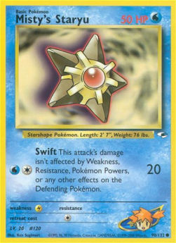 Misty's Staryu GH-90 Common Excellent Englisch