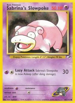 Sabrina's Slowpoke GH-95 Common Played Englisch