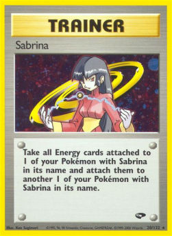 Sabrina GC-20 Holo Rare Poor Englisch