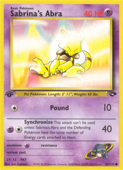 Sabrina's Abra GC-93 Common Light Played Englisch