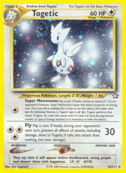 Togetic NG-16 Holo Rare Played Deutsch