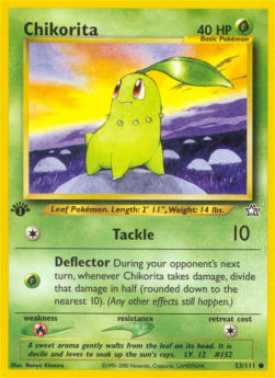 Chikorita NG-53 Common Light Played Englisch